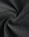 Grey Herringbone Coating Fabric 7975