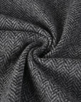 Grey Herringbone Coating Fabric 9823