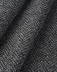 Grey Herringbone Coating Fabric 9823