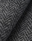 Grey Herringbone Coating Fabric 9823