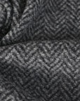 Grey Herringbone Coating Fabric 9823