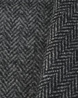Grey Herringbone Coating Fabric 9823