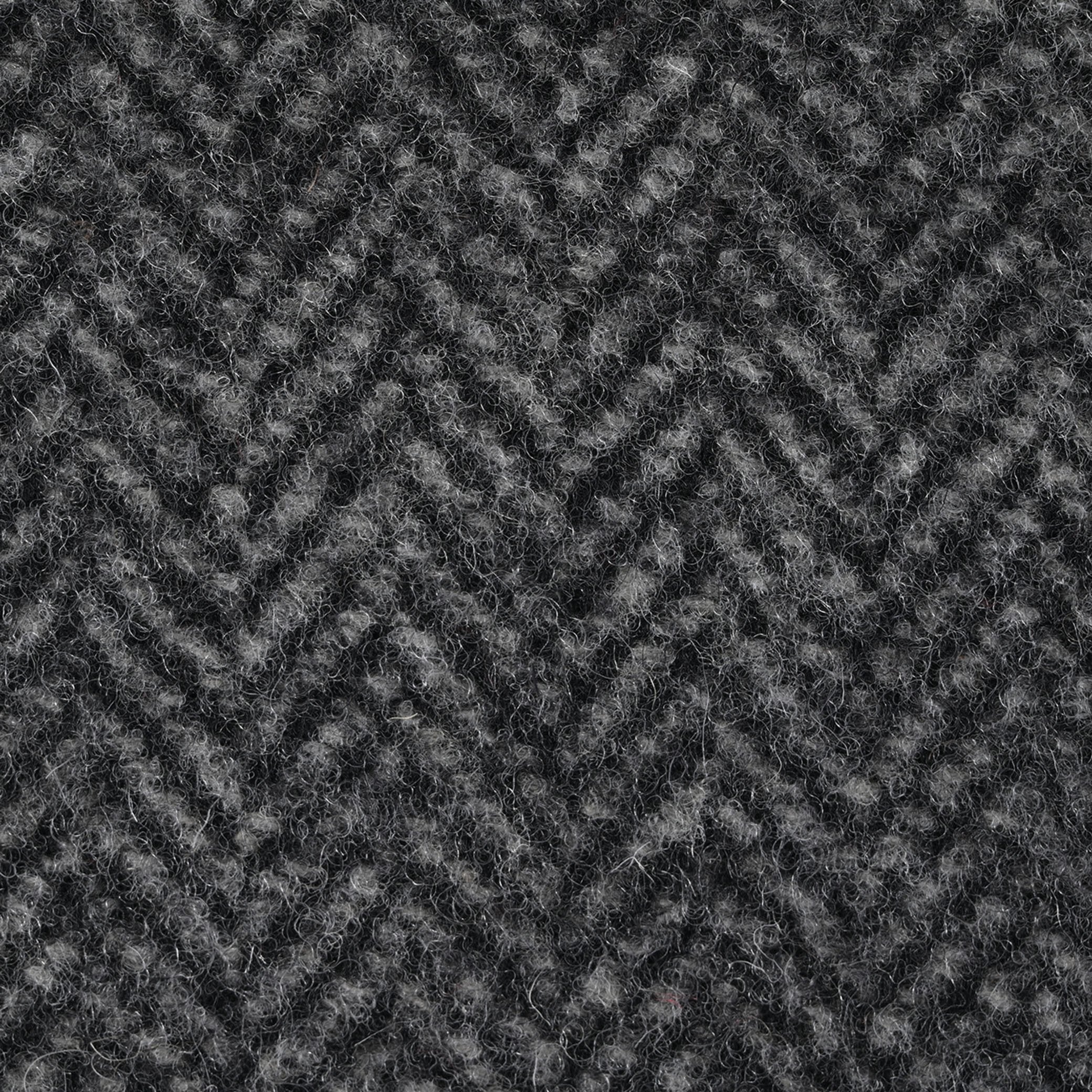 Grey Herringbone Coating Fabric 9823