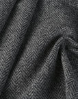 Grey Herringbone Coating Fabric 9823