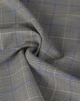 Grey Prince of Wales Suiting Fabric 11111