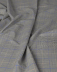 Grey Prince of Wales Suiting Fabric 11111