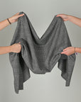 Grey Prince of Wales Suiting Fabric 7978