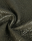 Grey Shiny Quilted Fabric 5138