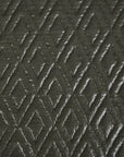 Grey Shiny Quilted Fabric 5138