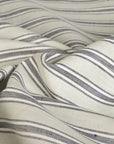 Grey Striped Cotton 98834