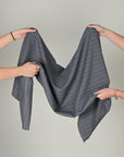 Grey Striped Suiting Fabric 4693