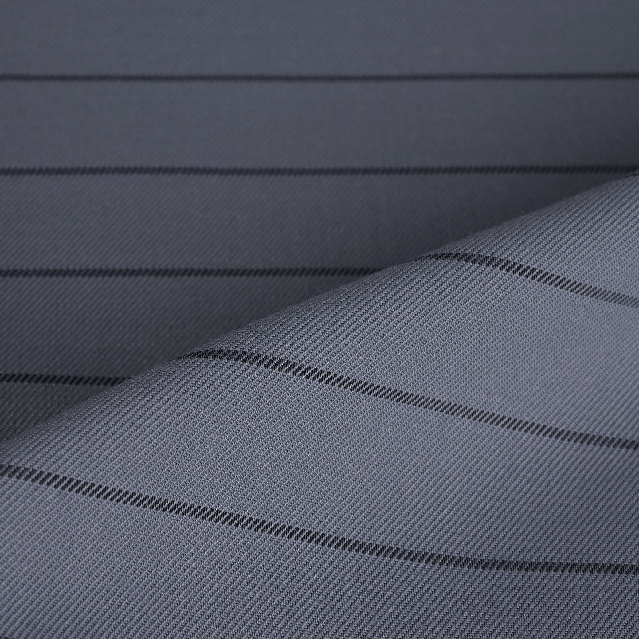 Grey Striped Suiting Fabric 4693
