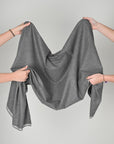 Grey Woollen Suiting Fabric 11094