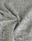 Grey and Blue Tweed Fabric 96928