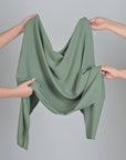 Khaki Green Blouse Weight Fabric 7904