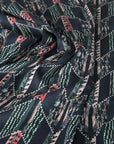 Multicolour Print Twill Fabric 1377