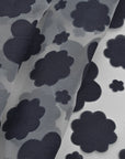 Navy Floral Organza Fabric 99765