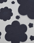 Navy Floral Organza Fabric 99765