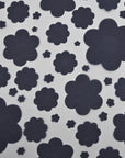 Navy Floral Organza Fabric 99765