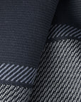 Navy Jacquard Fabric 1187
