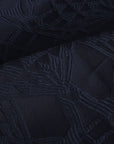 Navy Jacquard Fabric 74994