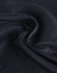 Navy Jacquard Fabric 95242
