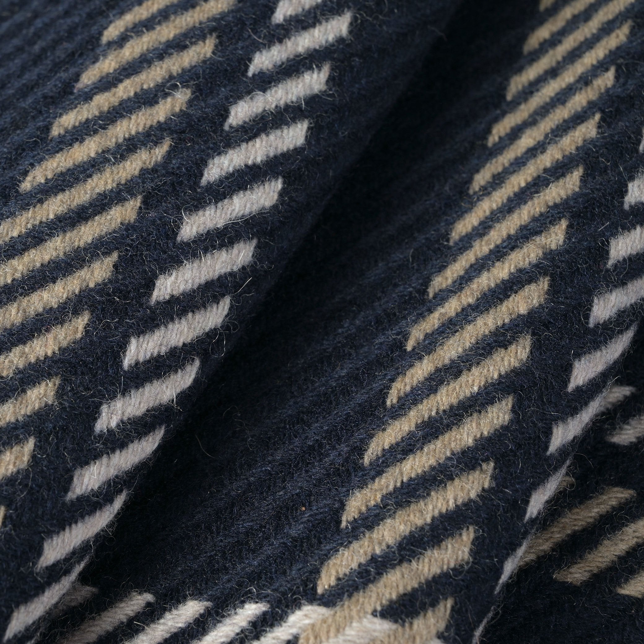 Navy Plaid Coating Fabric 7556