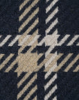 Navy Plaid Coating Fabric 7556