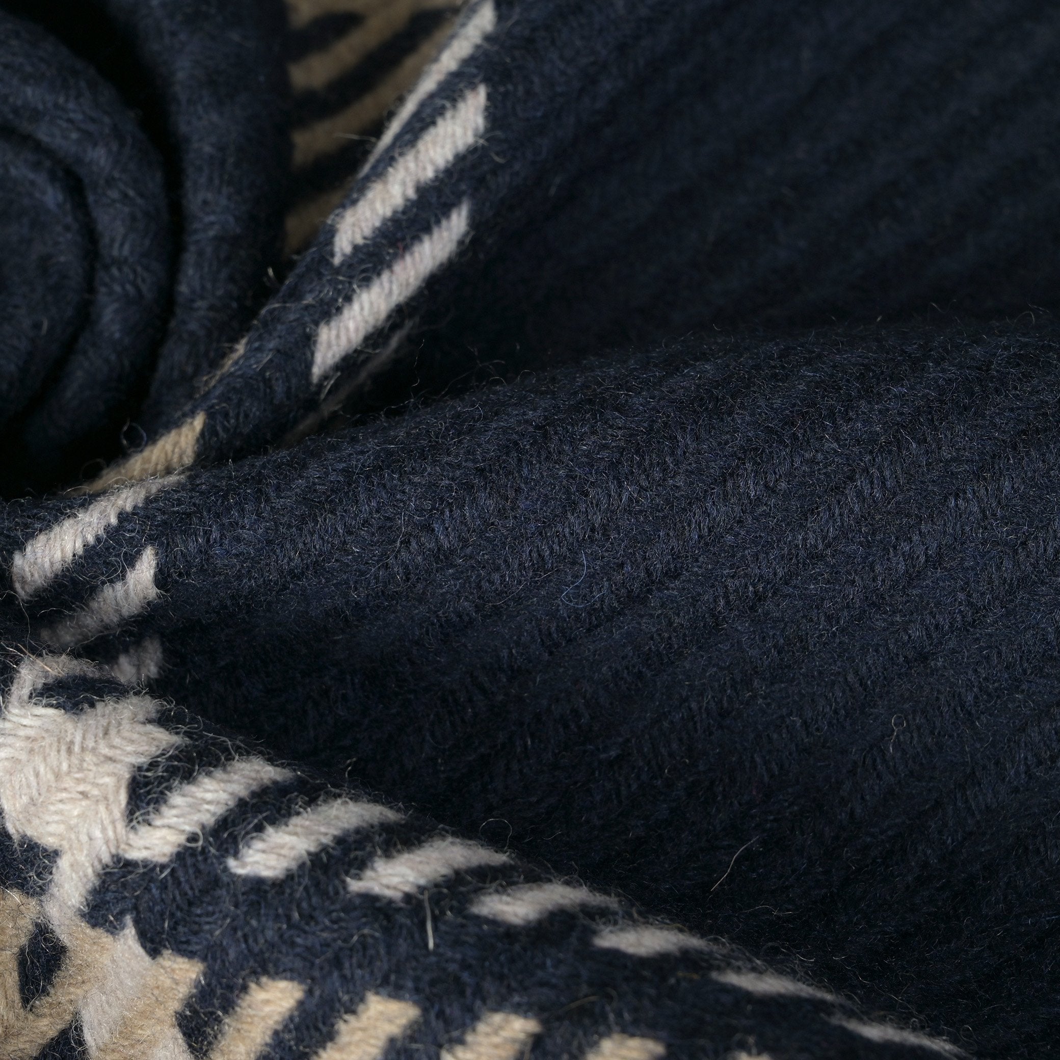 Navy Plaid Coating Fabric 7556