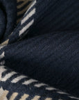 Navy Plaid Coating Fabric 7556