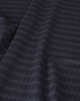 Navy Shiny Suiting Fabric 6357