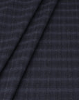 Navy Shiny Suiting Fabric 6357