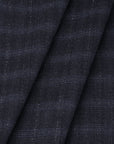 Navy Shiny Suiting Fabric 6357