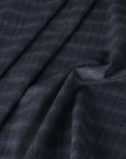 Navy Shiny Suiting Fabric 6357