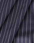 Navy Striped Poplin 3276