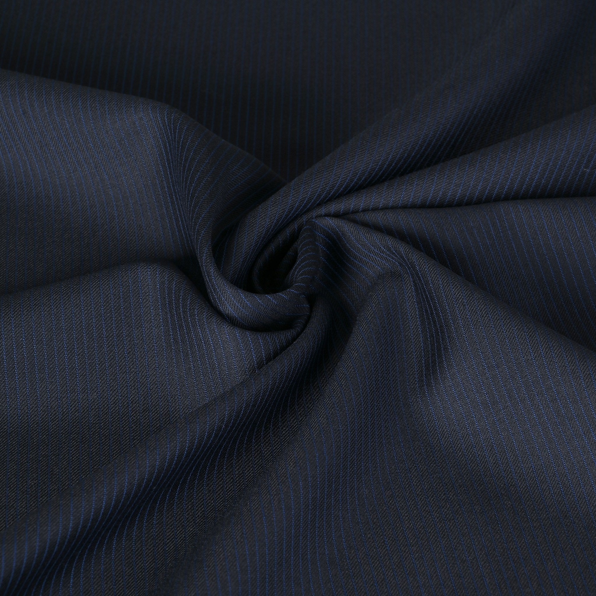 Navy Stripped Suiting Fabric 3990