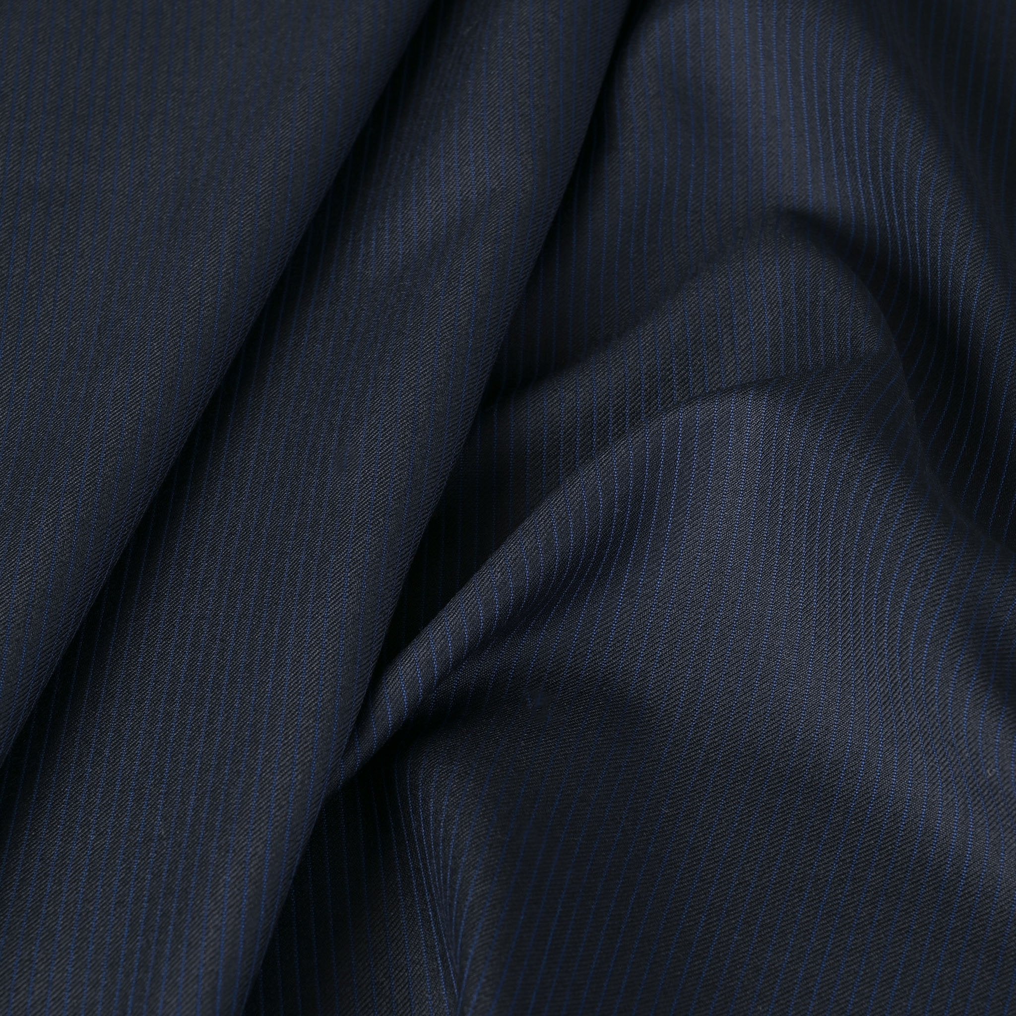 Navy Stripped Suiting Fabric 3990