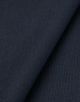 Navy Stripped Suiting Fabric 3990