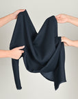 Navy Viscose Twill 8010