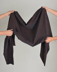 Navy and Orange Corduroy Fabric 3733