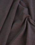Navy and Orange Corduroy Fabric 3733