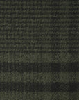 Olive Green Check Coating Fabric 7972