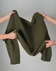 Olive Green Coating Fabric 3534