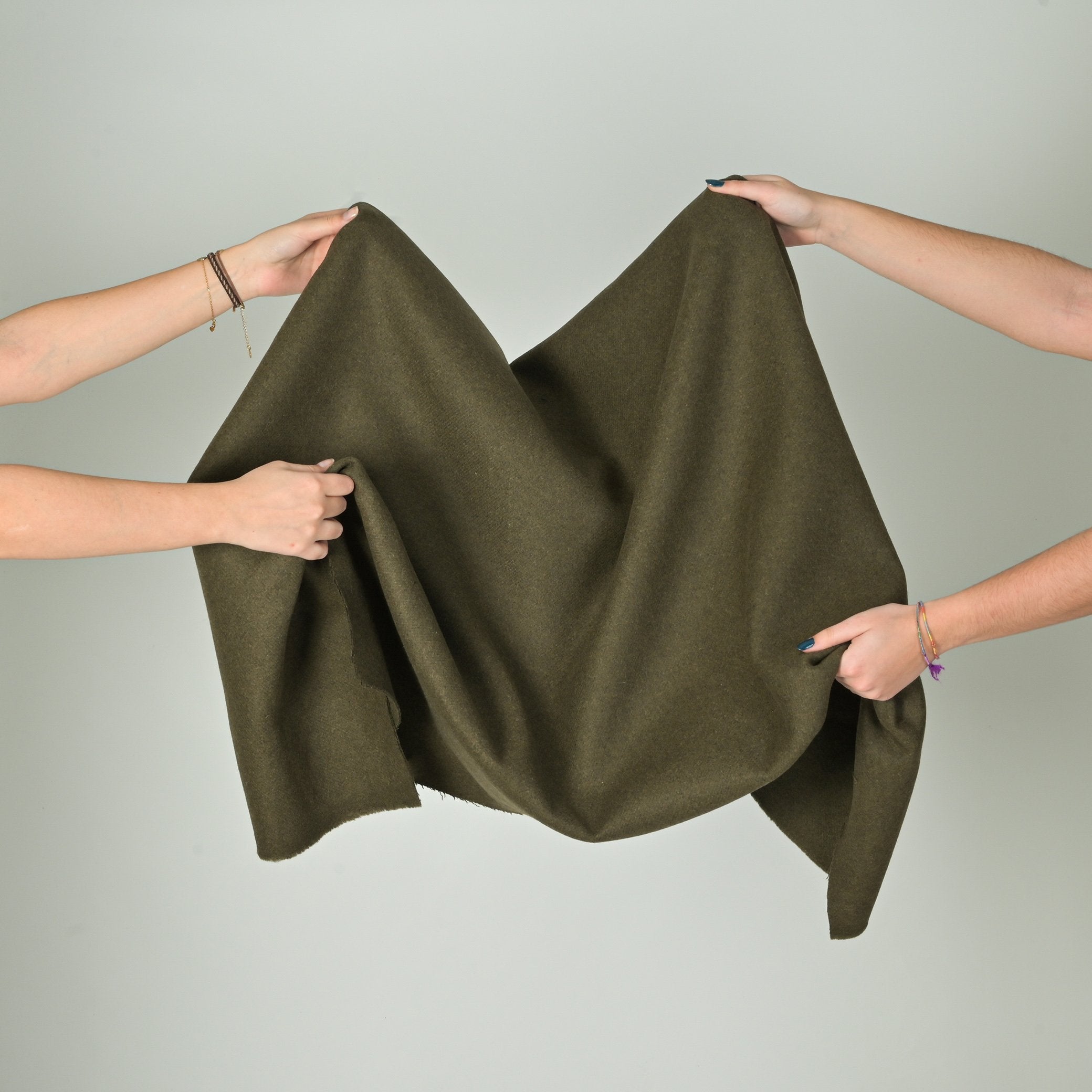 Olive Green Coating Fabric 7563