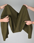 Olive Green Coating Fabric 78515