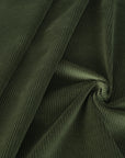 Olive Green Corduroy Fabric 98001
