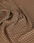 Orange Blouse Weight Print Fabric 5605