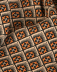 Orange Blouse Weight Print Fabric 5605