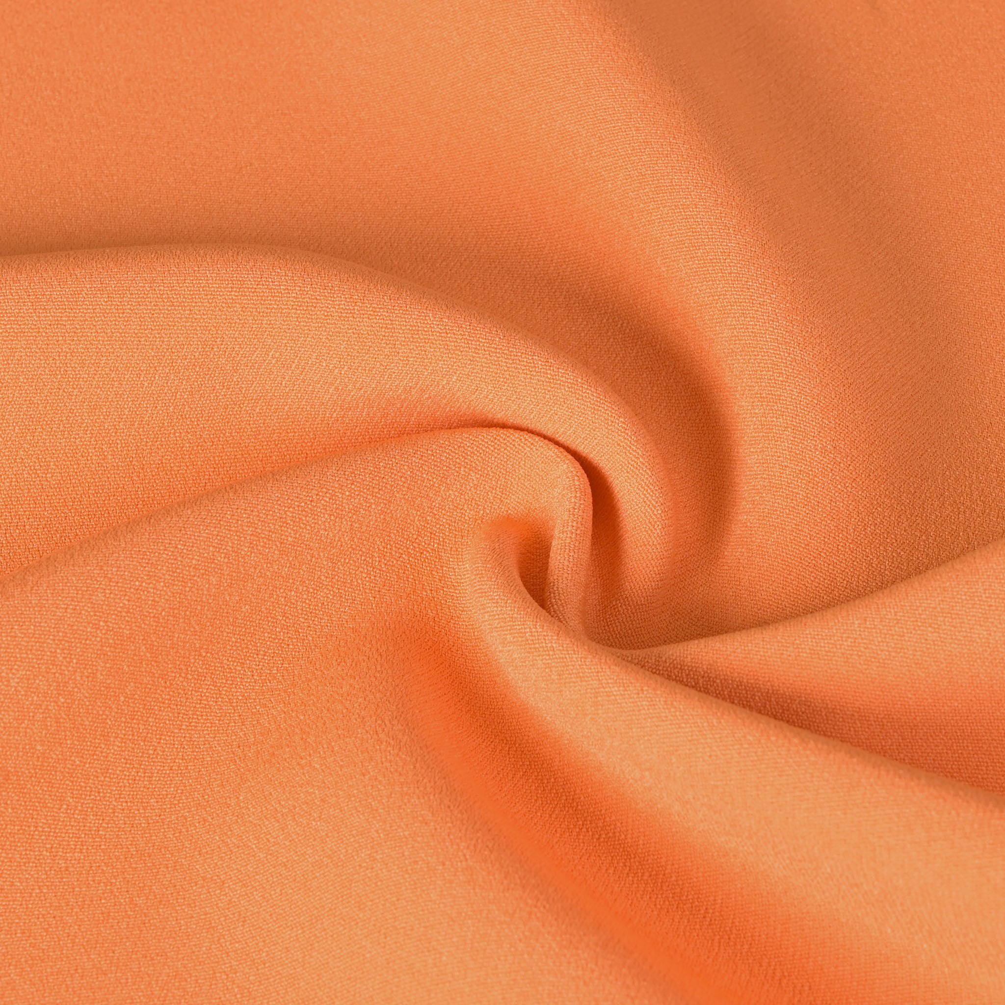 Orange Crepe Fabric 2688
