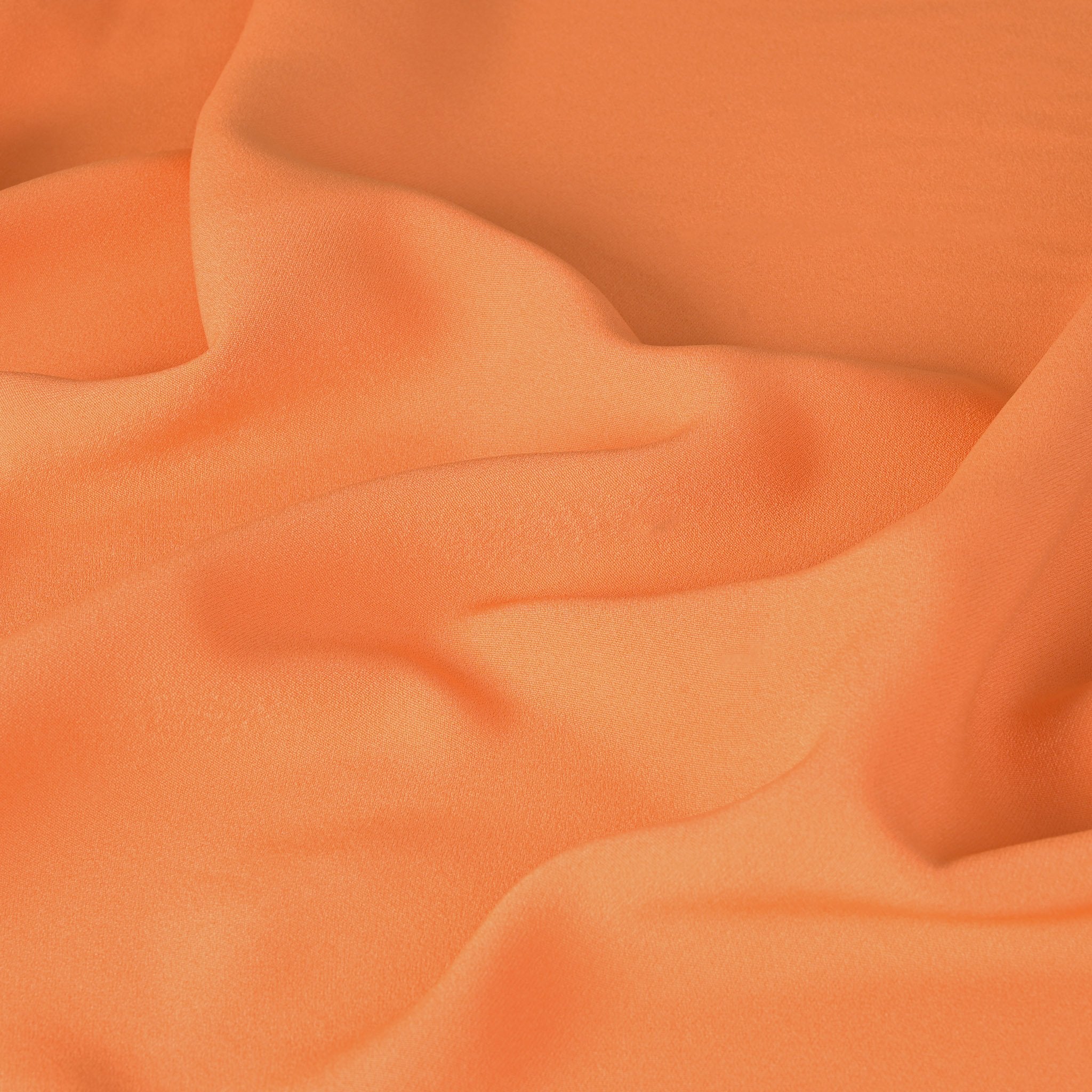 Orange Crepe Fabric 2688